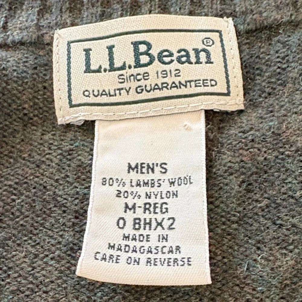 Lands' End Dark Gray V-Neck Sweater